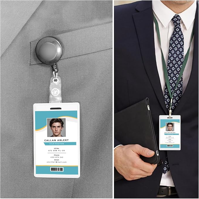 12 PCS T5577 Thick Smart Cards, Contactless 125khz RFID Rewritable Proximity