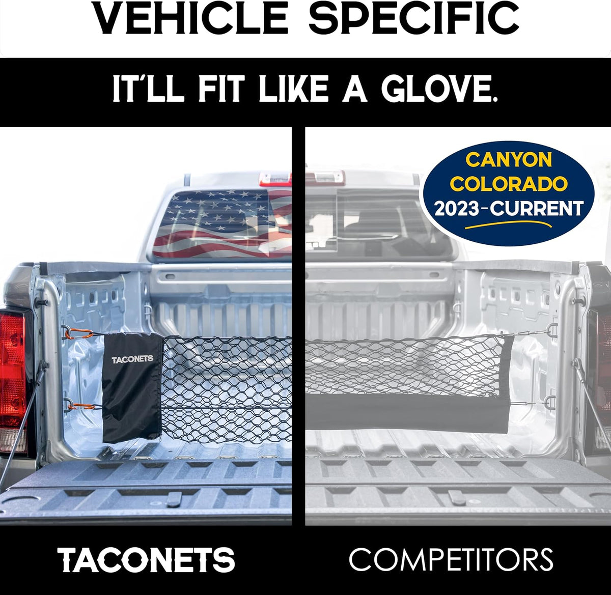 Envelope Cargo Net for Colorado/Canyon - Fits 2023-Current