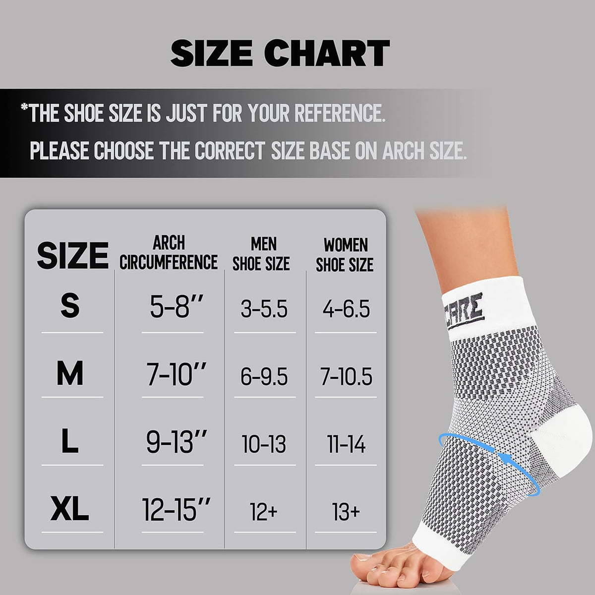Skiennix Compression Socks - Open Toe Design for Swelling Relief | Medium Size, White - Ideal for Achilles Tendonitis & Heel Pain