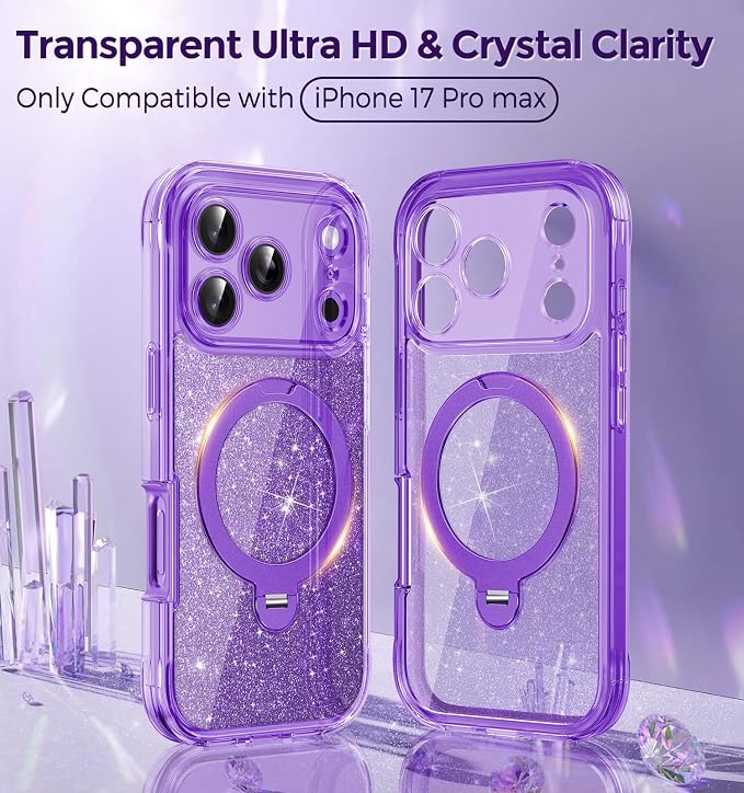 Twinkle Design Privacy Case for iPhone 17 Pro Max
