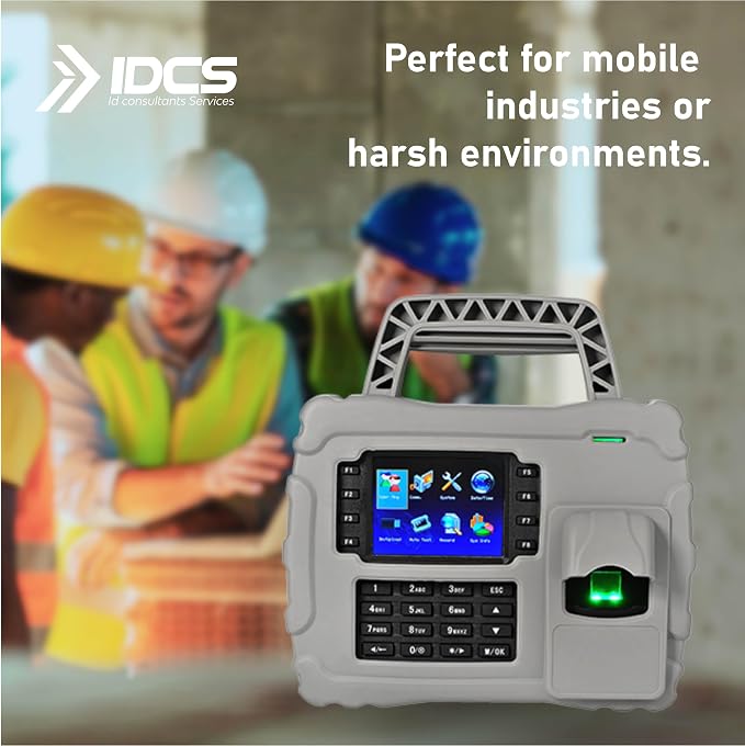 IDCS ZKTECO S922, 000 Fingerprints + ID Card, Portable Biometric