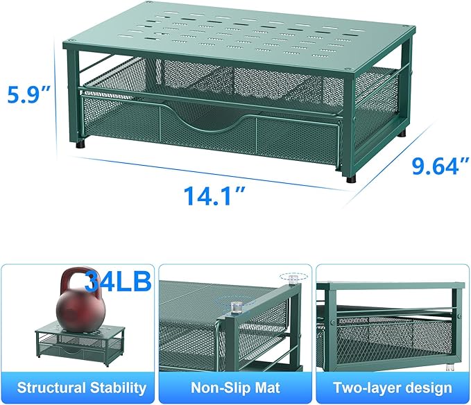 gianotter Computer Monitor Stand Riser, office organizer