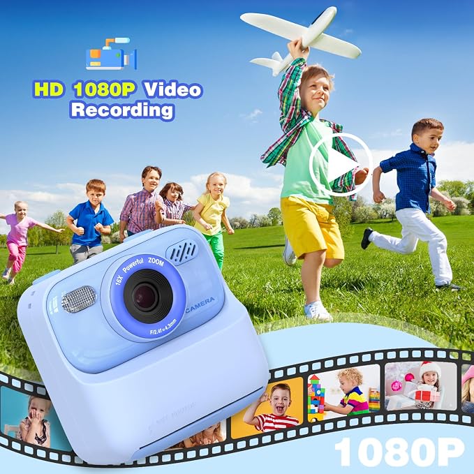 masterbee Kids Camera Instant Print Photo, Birthday Gifts