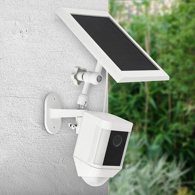 2-in-1 Wall Mount for Ring Solar Panel, Ring Stick Up Cam Battery, Spotlight