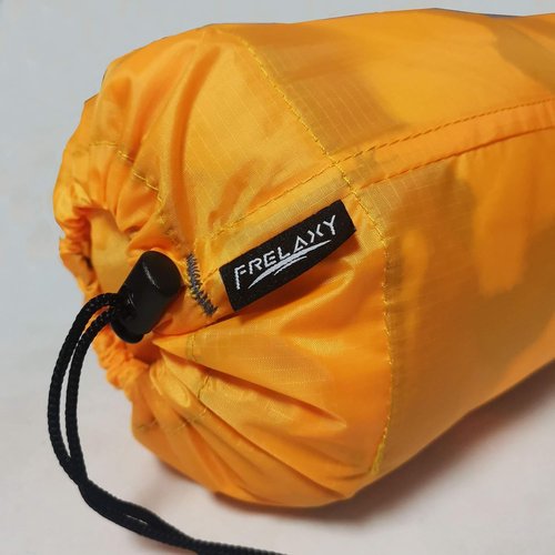 Frelaxy Stuff Sack Set - 5-Pack Ultralight Ditty Bags with Dust Flap for Travel & Hiking | Neon Green, Orange, Gray, Army Green, Black