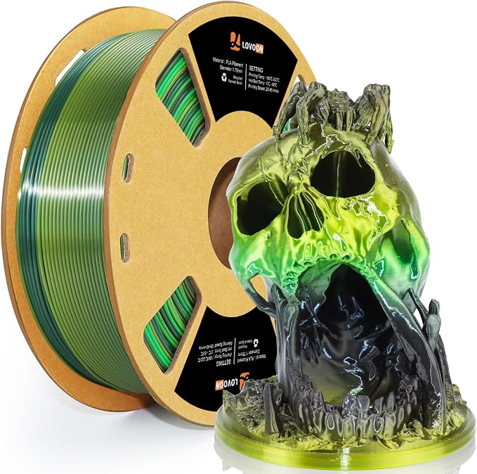 LOVOON pla Filament 1.75mm 3D Printer Filament 1kg, 3D Printing Filament