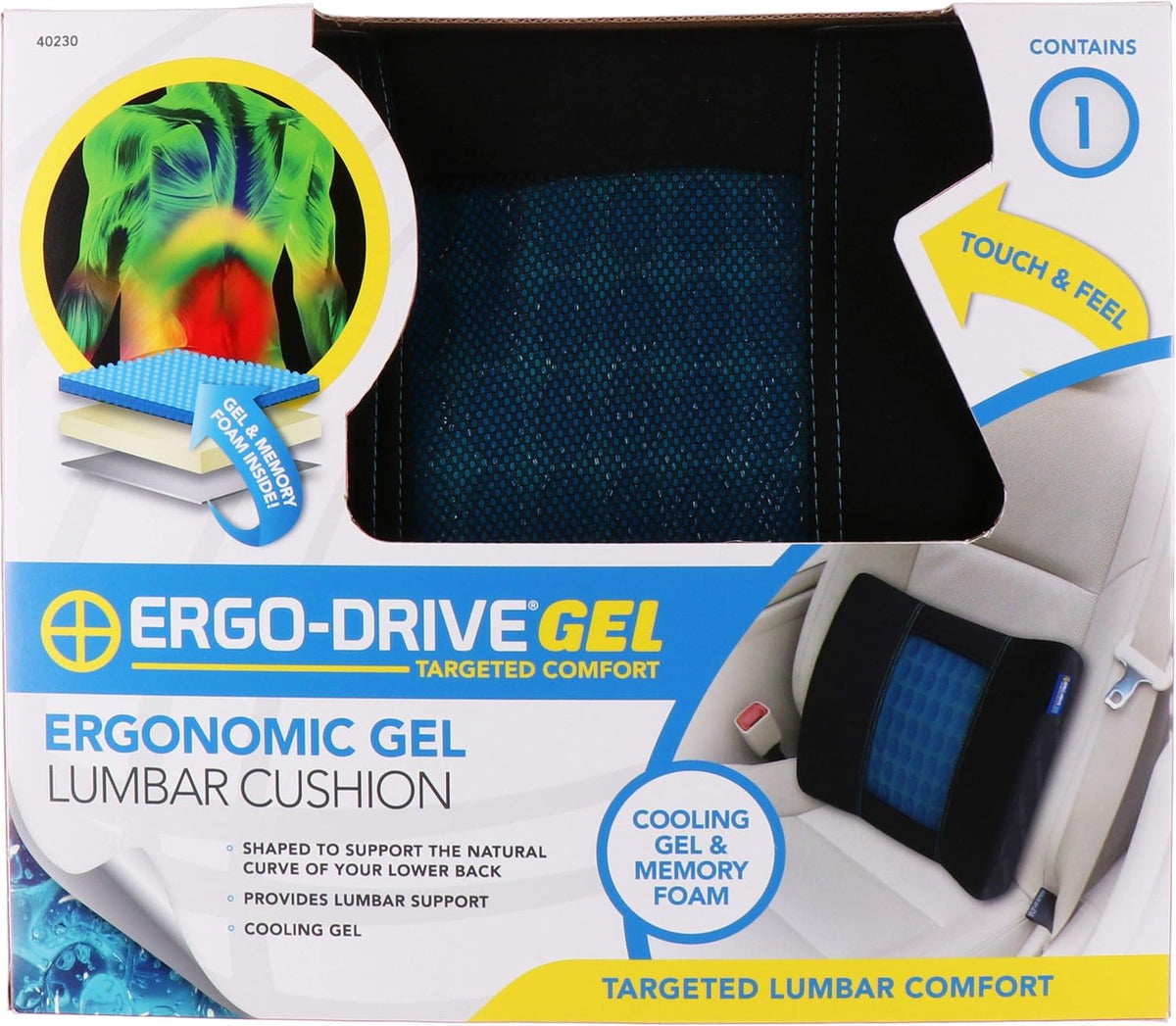 Ergo Drive Gel Lumbar Cushion