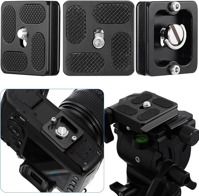 Frienda 2 Pieces Metal Quick Release Plate