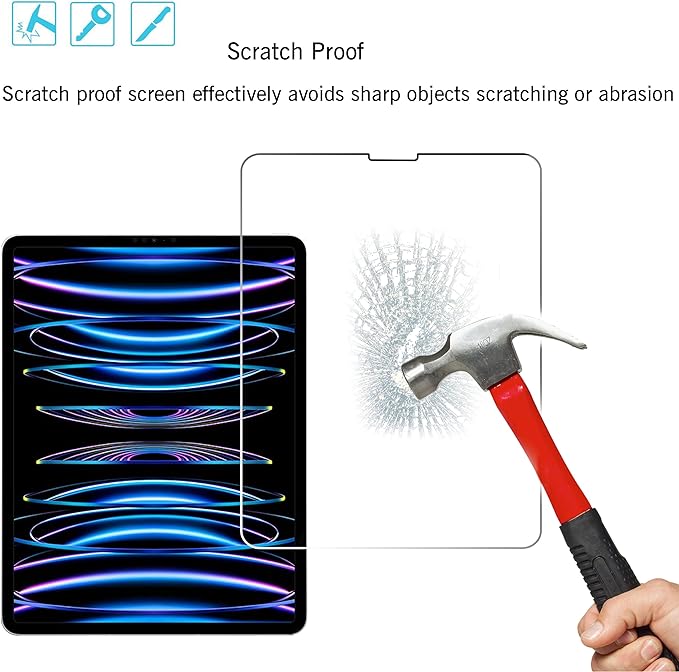 Ailun Screen Protector for iPad Pro 11 inch 2022/2021/2020 2 Pack + 2 Pack