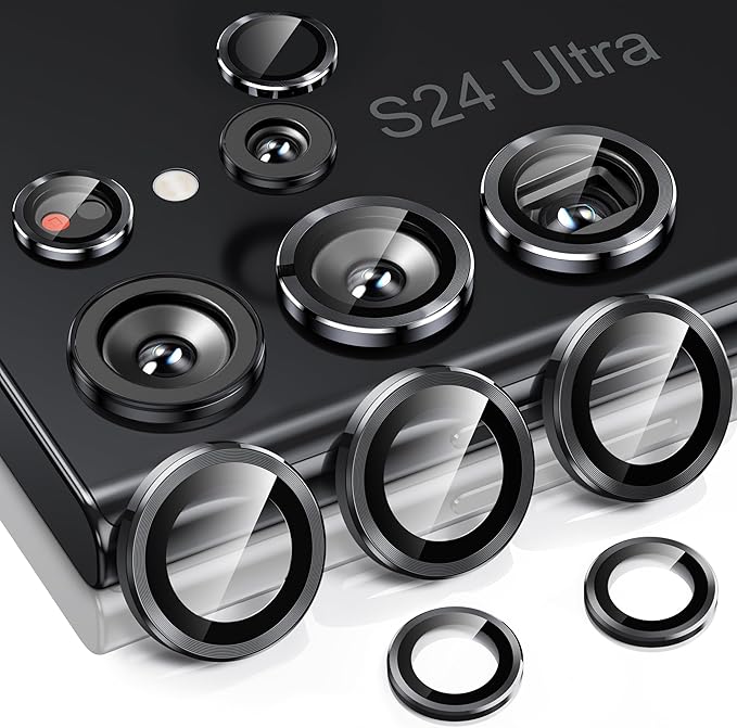 Hoerrye for Samsung Galaxy S24 Ultra Camera Lens Protector, Case-Friendly