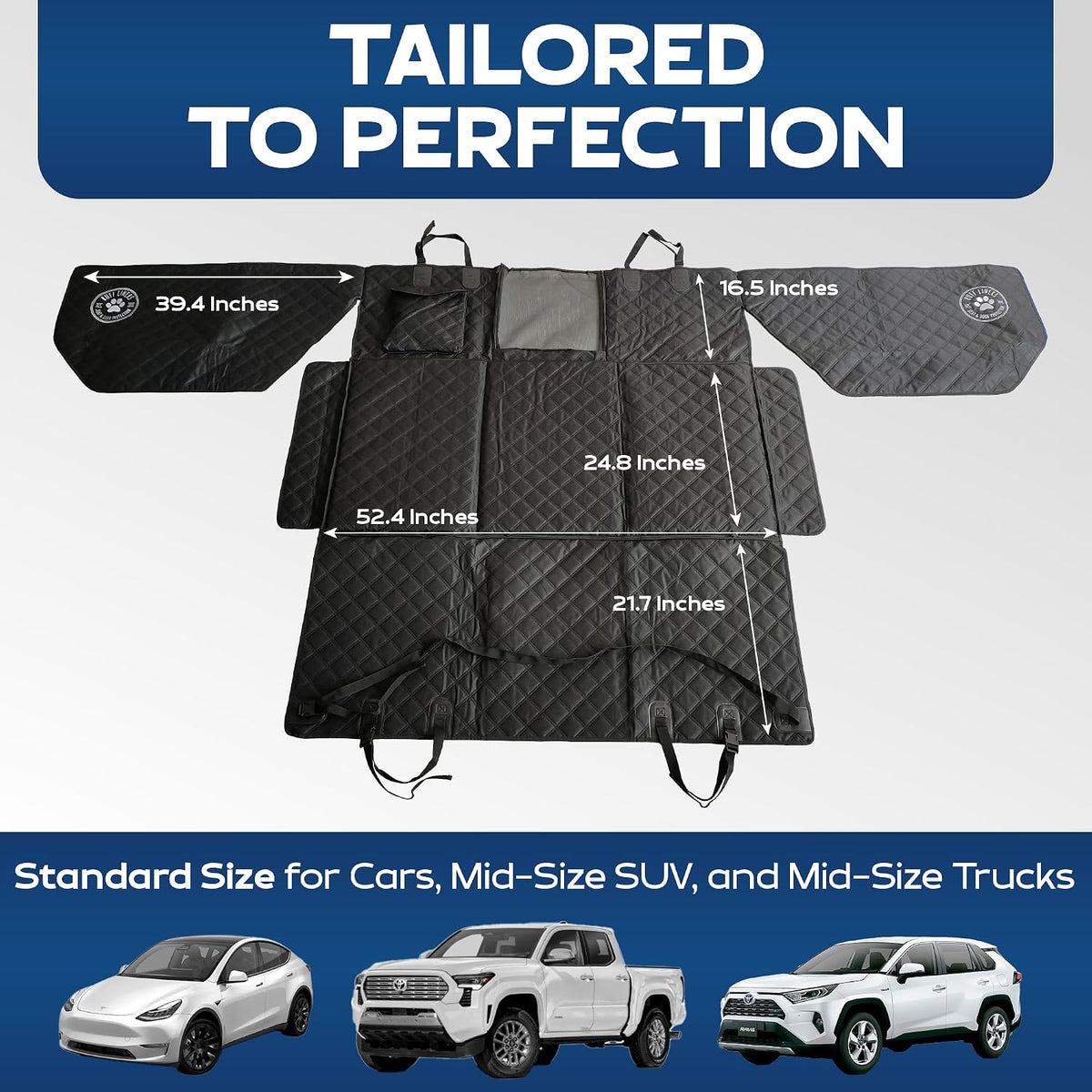 Ruff Liners Back Seat Extender for Dogs - As Seen on Shark Tank