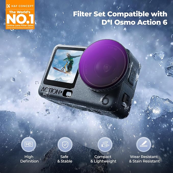 K&F CONCEPT Snap On CPL ND Filter Kit Compatible