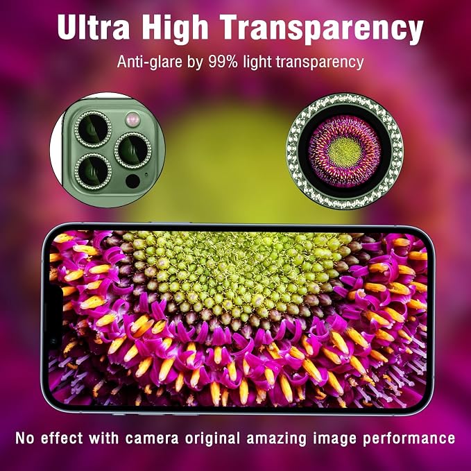 Bling Diamond Individual Camera Lens Protector