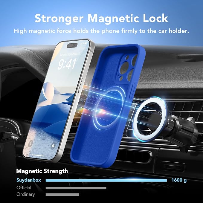 Magnetic for iPhone 15 Pro Max Case, Compatible