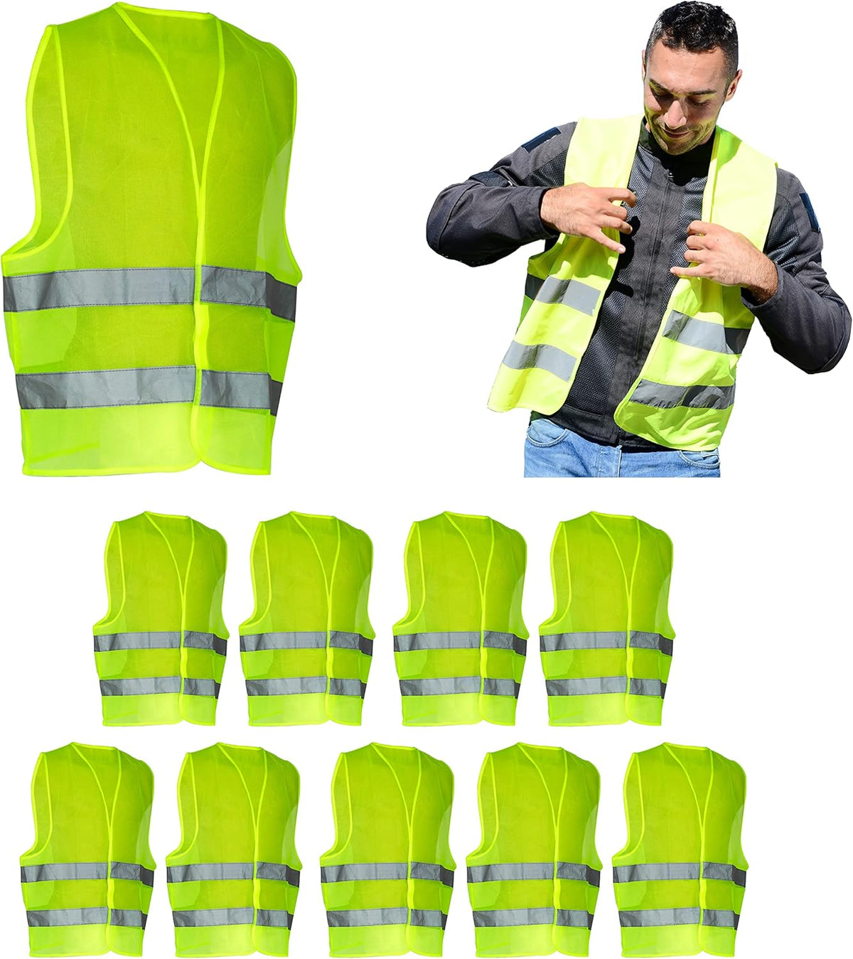 Safety Vests | Bulk Pack Reflective Vests for Men, Women & Kids - High Visibility Gear
