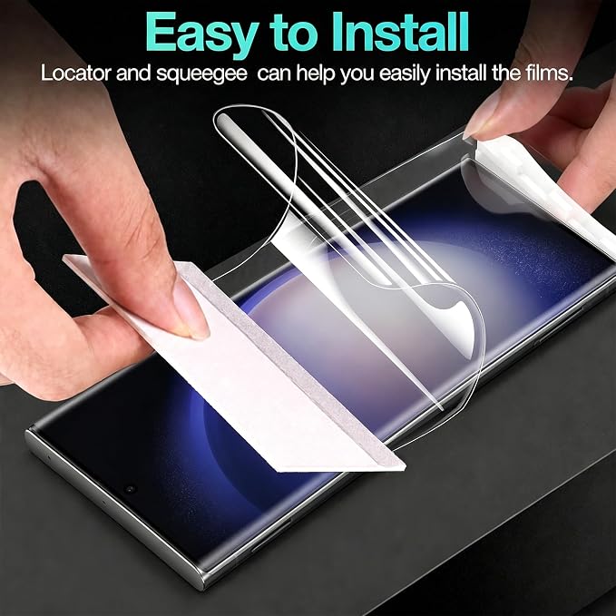 Screen Protector for Samsung Galaxy S23 Ultra Flexible TPU Film 3D Curved Full