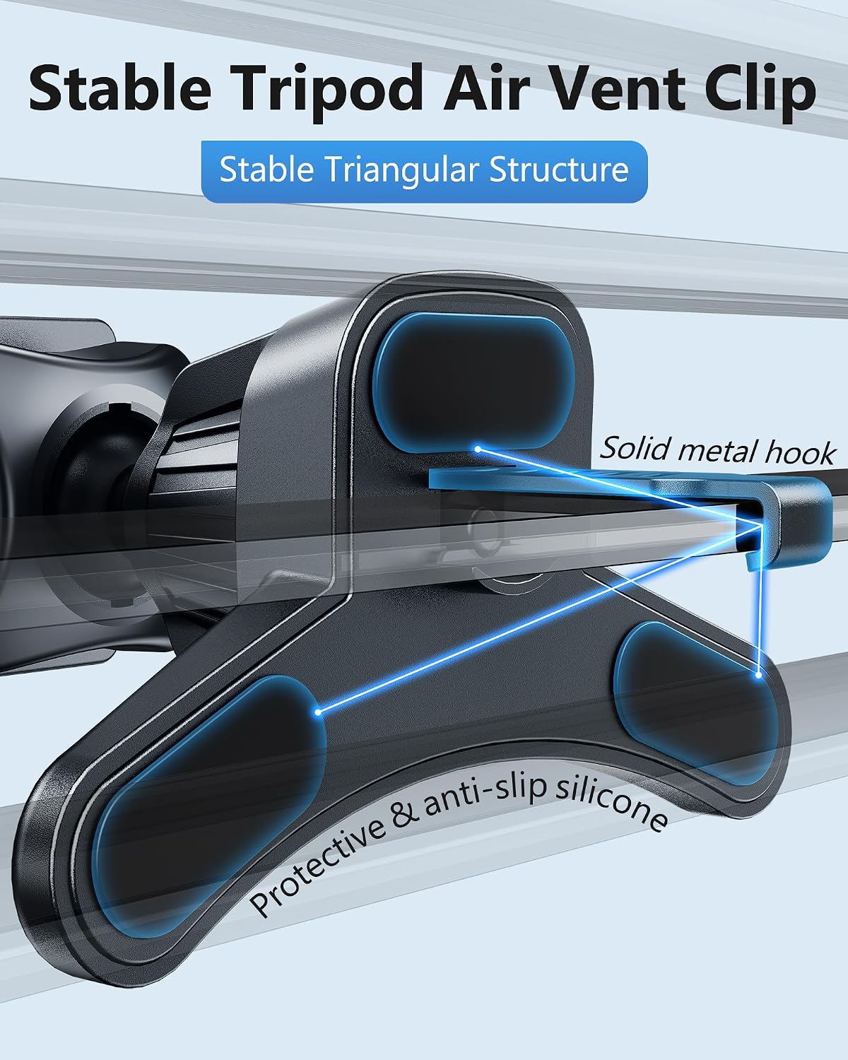 Z Fold 8 7 Car Mount Holder, Car Vent Phone Mount for Z Fold Tablet iPhone