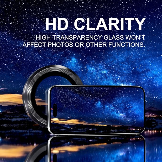 Choiche Compatible for iPhone 17 Pro/iPhone 17 Pro Max Camera Lens Protector