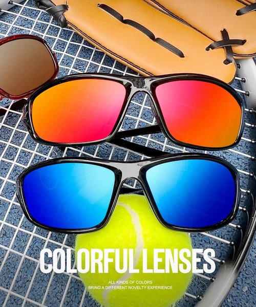 KALIYADI Polarized Sunglasses - Men's UV Protection Sports Glasses for Fishing & Cycling | 4 Pack