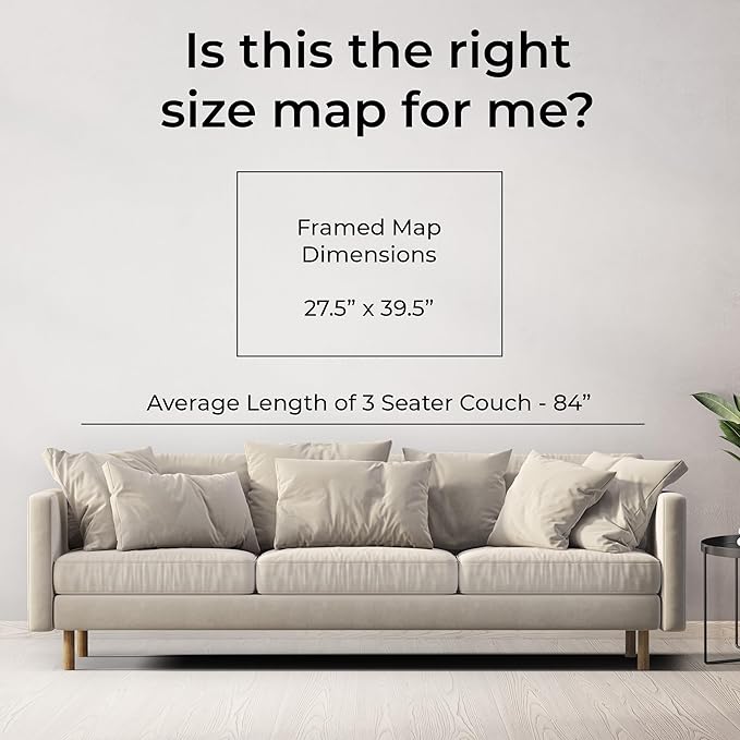 Push Pin Travel Maps Customizable Wall Art - Top Golf Courses USA Map - Textured White - Framed Pin Map, Includes 150 Pins - Handcrafted in USA - 27.5" x 39.5"