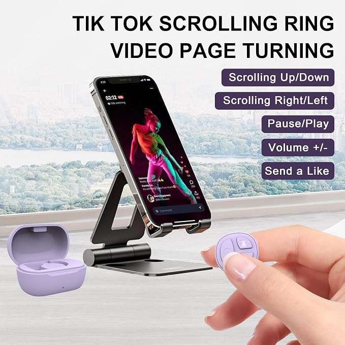 Tiktok Scrolling Ring, Scrolling Ring Remote