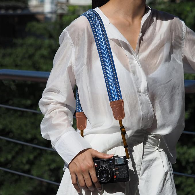 Padwa Lifestyle Speed Blue Camera Strap