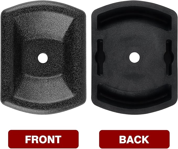 Jack Wheel Chock, Heavy Duty Reinforced Rubber Jack Caster Wheel Dock for Caravans and Trailers, Wheel Chock Stabilizer Wheel Stopper for 6 Inch Jockey Wheels