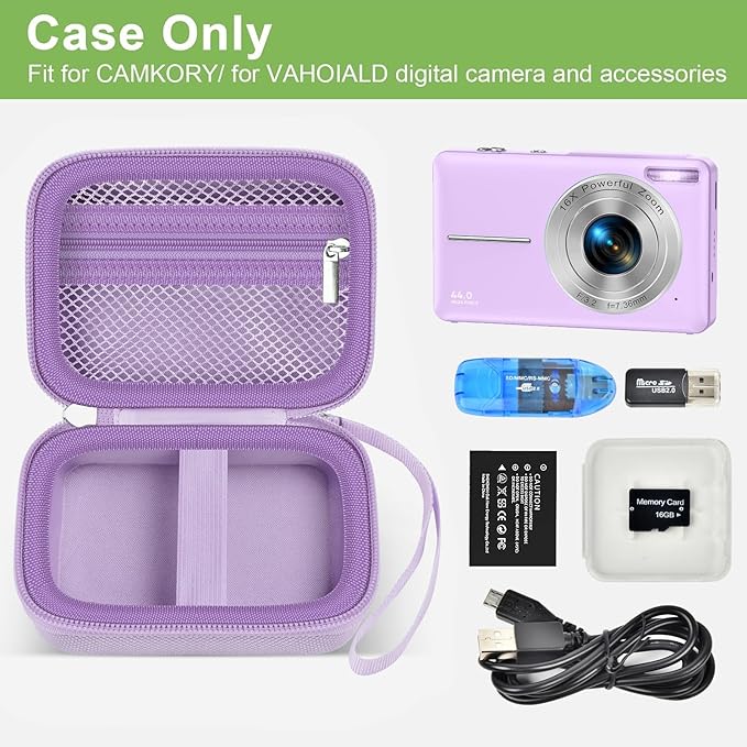 ALKOO Case Compatible with CAMKORY Digital Camera/for VAHOIALD FHD 1080P