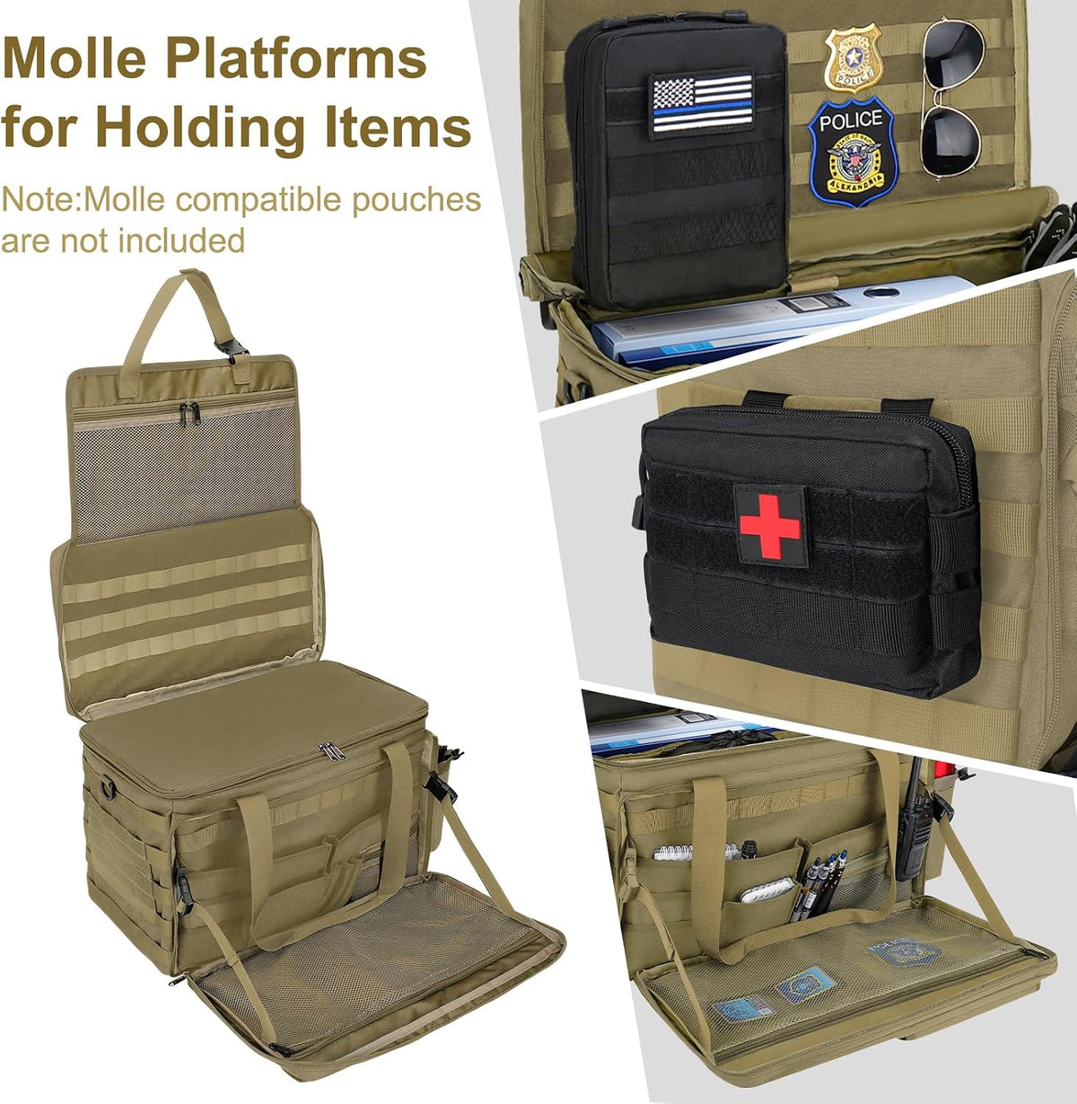 GDNasist Patrol Bag Law Enforcement Police Gear Police Officer Duty Bag