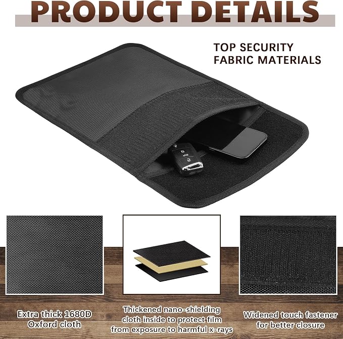 2 Pieces 711-15b Filmguard Bag Waterproof Storage Carrying Case Xray Proof Bags