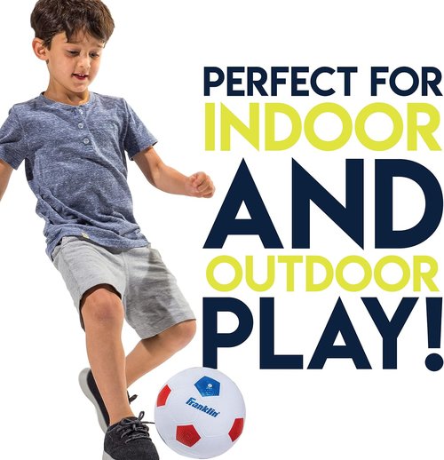 Franklin Sports Kids Soccer Goal - Complete Set with Ball & Pump | 24" x 16" Size
