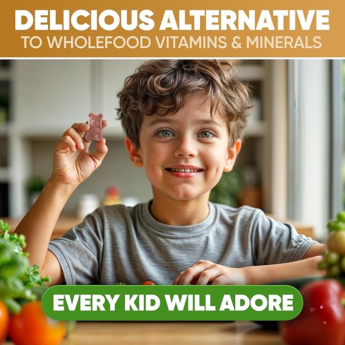 Height Growth Increase Vitamin Gummies, Calcium, Magnesium, Zinc, Ashwagandha, Glucosamine Grow Tall Supplement, Multivitamin for Kids, Teens, Adults