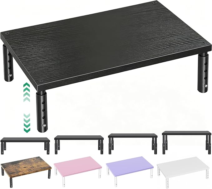 OPNICE Desk Organizers and Accessories, Adjustable Computer Monitor Stand Riser