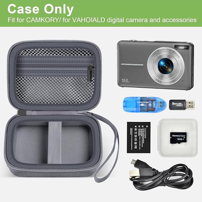 ALKOO Case Compatible with CAMKORY Digital Camera/for VAHOIALD FHD 1080P