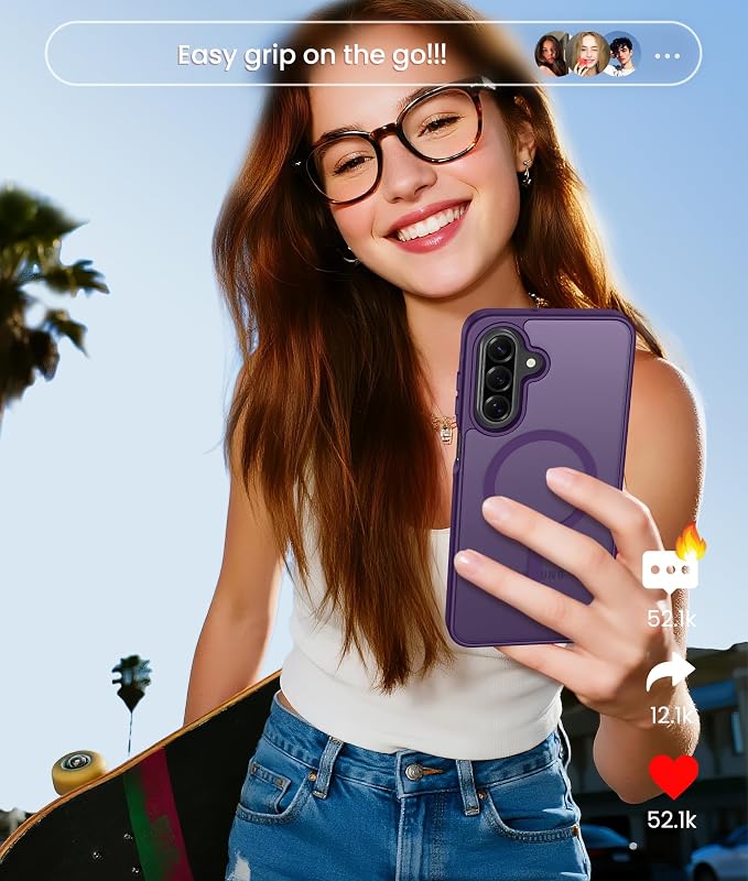 FNTASE for Galaxy A17/A16 5G Phone Case: for Samsung A17 Cases Matte