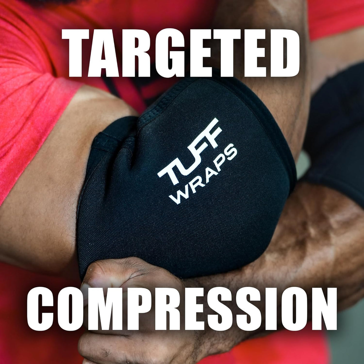 TUFF Elbow Sleeves - 5mm Neoprene Compression Brace for Weightlifting & Powerlifting | Joint Support for Men & Women