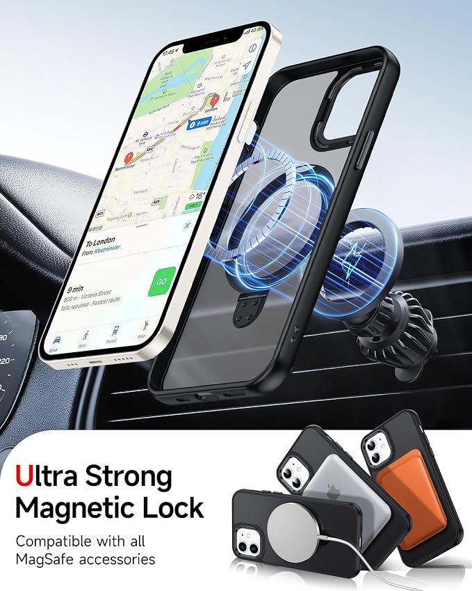 LeYi for iPhone-12 Case/i Phone-12-Pro Case: for MagSafe