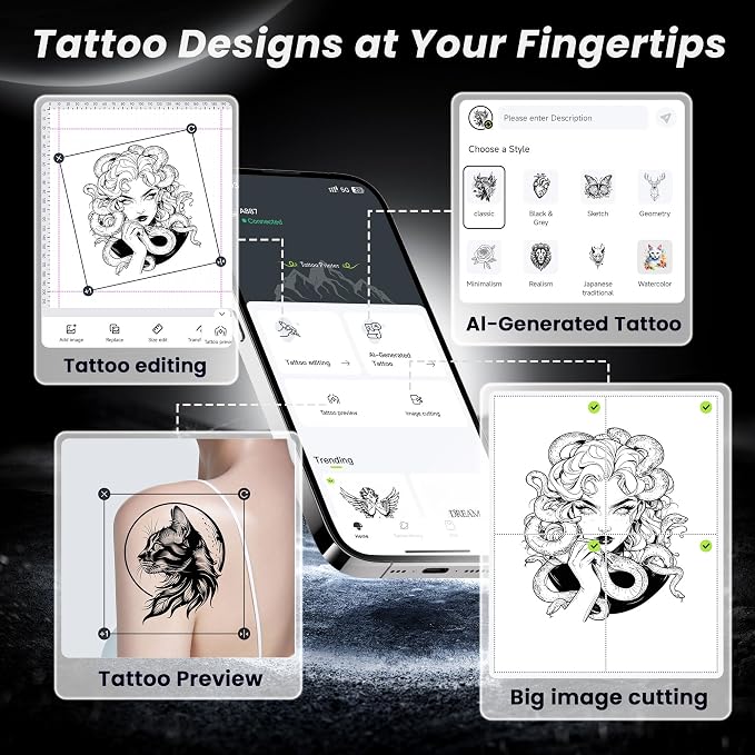 TATTMUSE 2026 New Version Tattoo Stencil Printer Machine