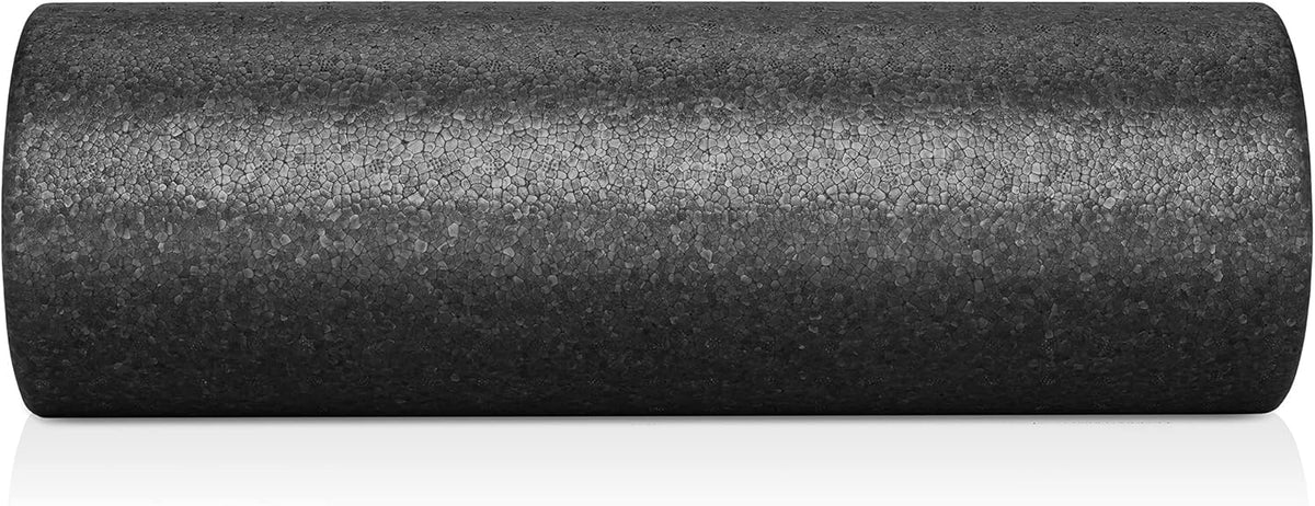 Philosophy Gym High-Density Foam Roller - 18-Inch Round for Exercise, Massage & Muscle Recovery - Black