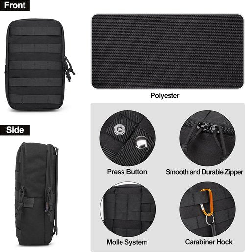 Mardingtop Tactical Utility Pouch - EDC Admin Bag with Molle Attachment | Versatile Military Gear
