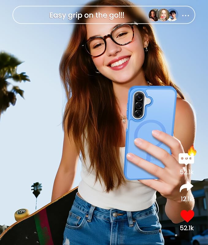 FNTCASE for Galaxy A17/A16 5G Phone Case: for Samsung A17 Cases Matte