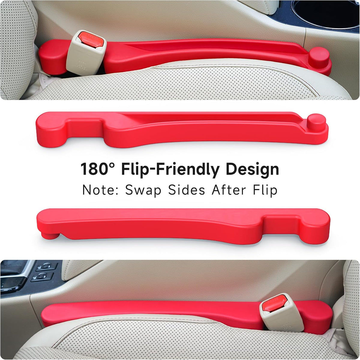Givifive Car Seat Gap Filler Organizer 2Pack Soft Foam 3IN1 Multifunctional