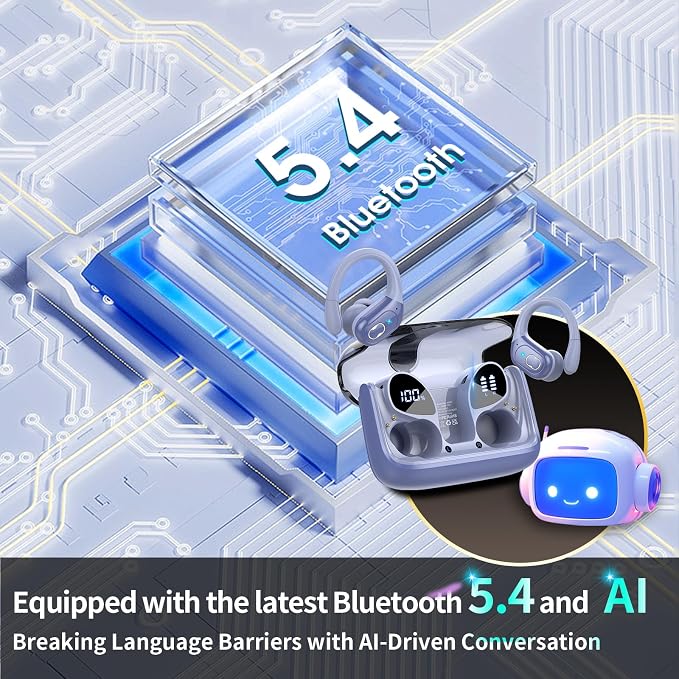 AI Translation Earbuds Real Time, 164 Language Translator Earbud 3-in-1