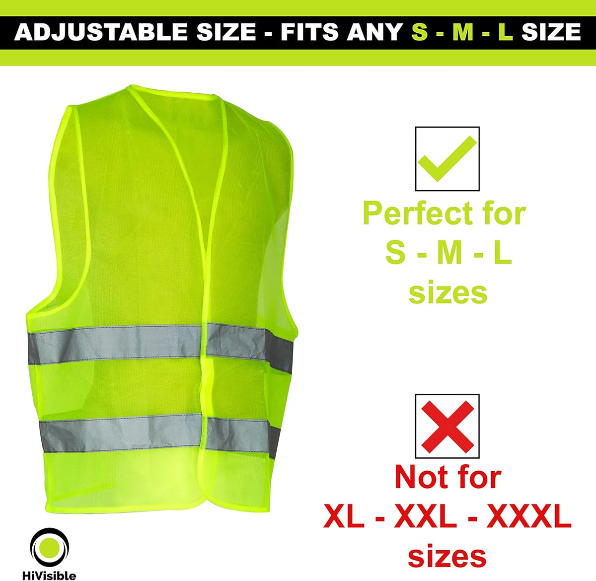 Safety Vests | Bulk Pack Reflective Vests for Men, Women & Kids - High Visibility Gear