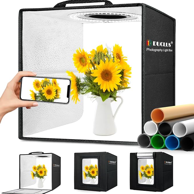 DUCLUS Light Box Photography, Portable Lightbox