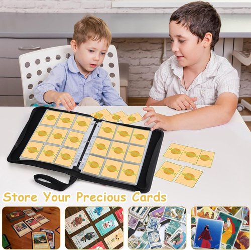 Baseball Card Binder - 900 Pockets Trading Card Holder with Sleeves | Compatible with Topps Cards