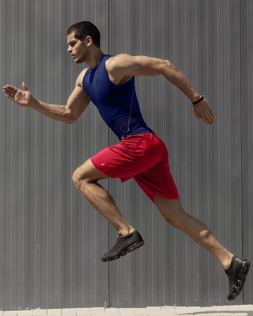 NY Threads Men's Athletic Shorts - Quick Dry Lightweight Workout Gym Shorts with Pockets