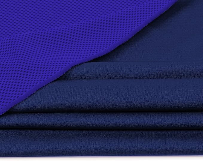 Biange Cooling Towel (Pack of 20, 40"x12") with Pouches for Sports, Workout, Fitness, Gym, Yoga, Golf, Pilates, Travel, Camping & More