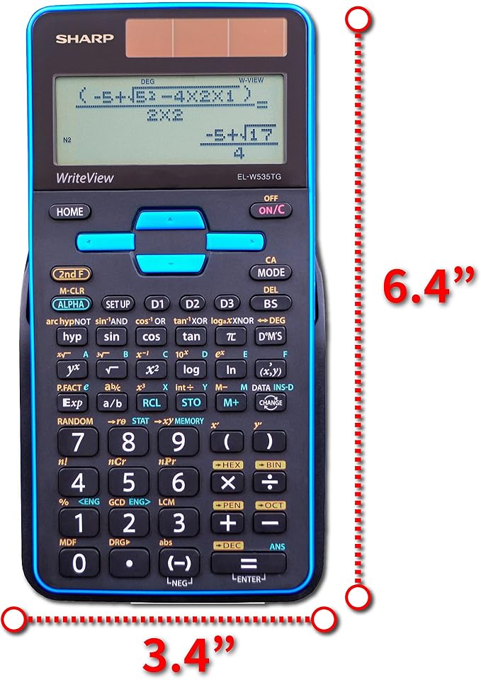 Sharp EL-W535TGBBL Scientific Calculator