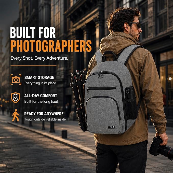 Camera Backpack for Photographers, DSLR Camera Bag